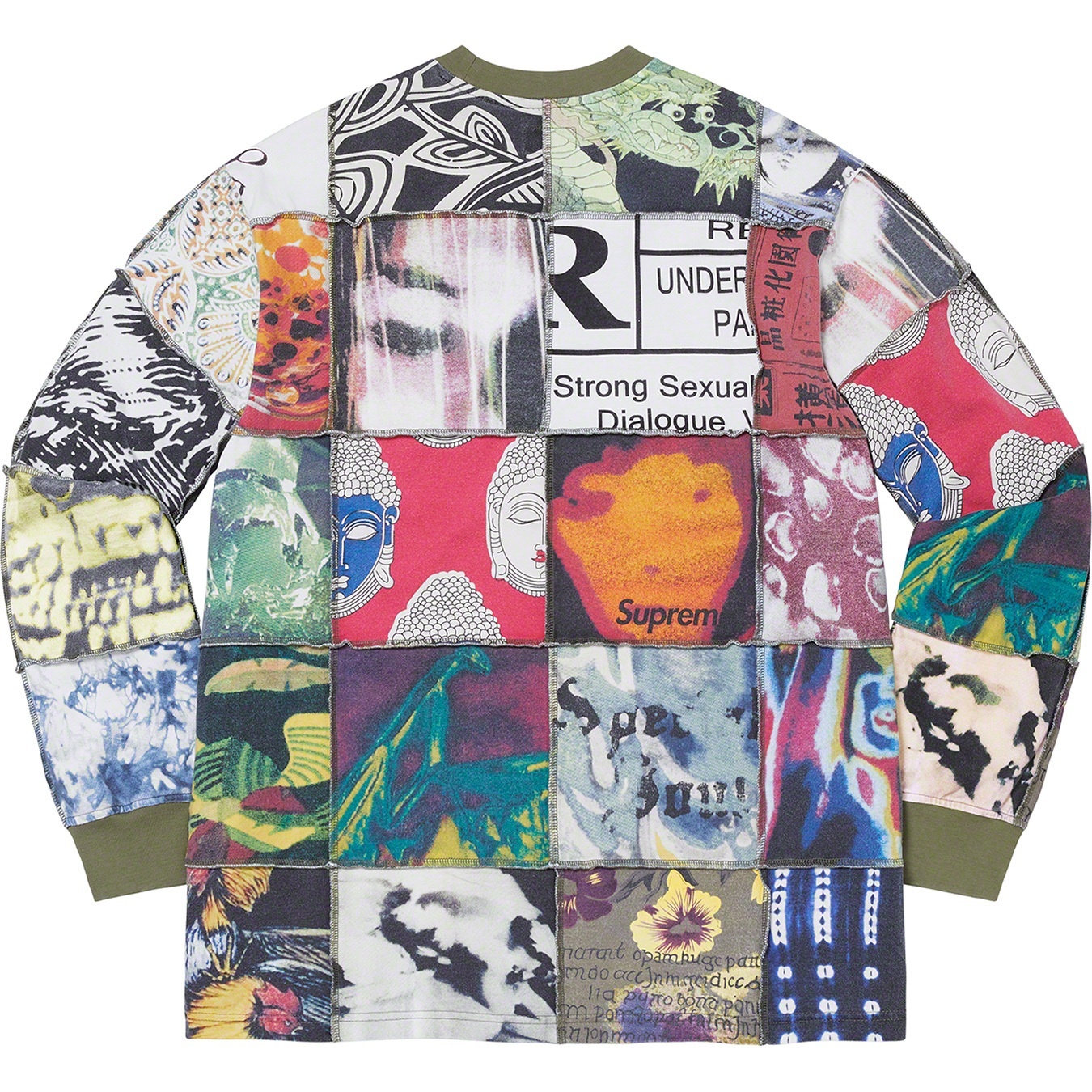 Mosaic Patchwork L/S Top view 4
